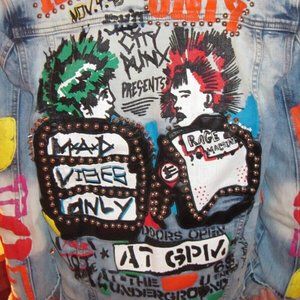 Devotion Preme Mod Distressed Jacket Punk Rockers Riot Squad M Medium New